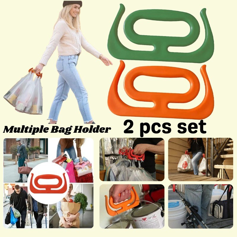 2PCS Portable Bag Grip Grocery Bag Carrier Handle-000279