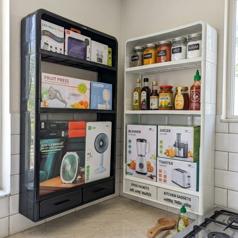Big Size Multifunctional Storage Rack – Kitchen & Bathroom Organizer-000193