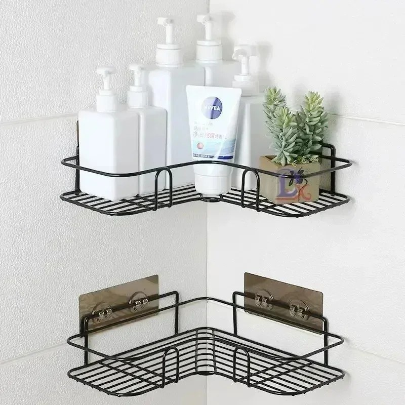 1Pcs Stainless Steel Bathroom Corner Shelf-000217