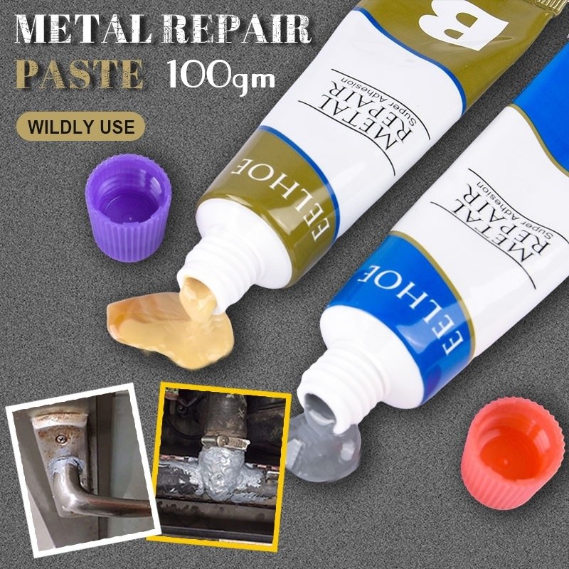 Waterproof Heat Resistance Cold Weld Metal Repair Paste A&B Adhesive Gel-000031