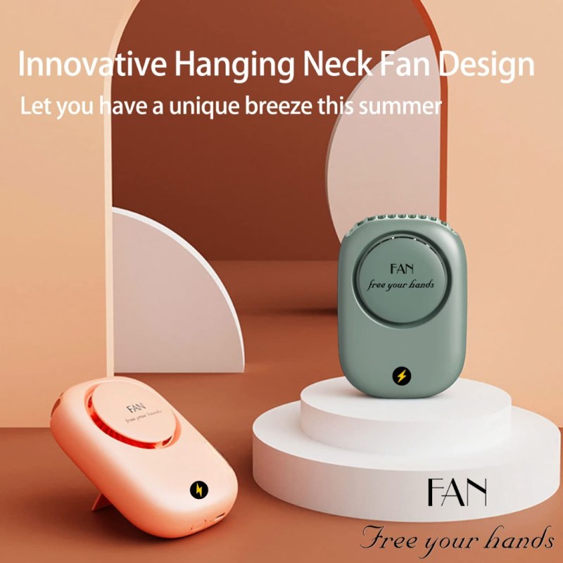 Portable Waist Hanging Mini Fan – USB Rechargeable Cooling Fan _000310
