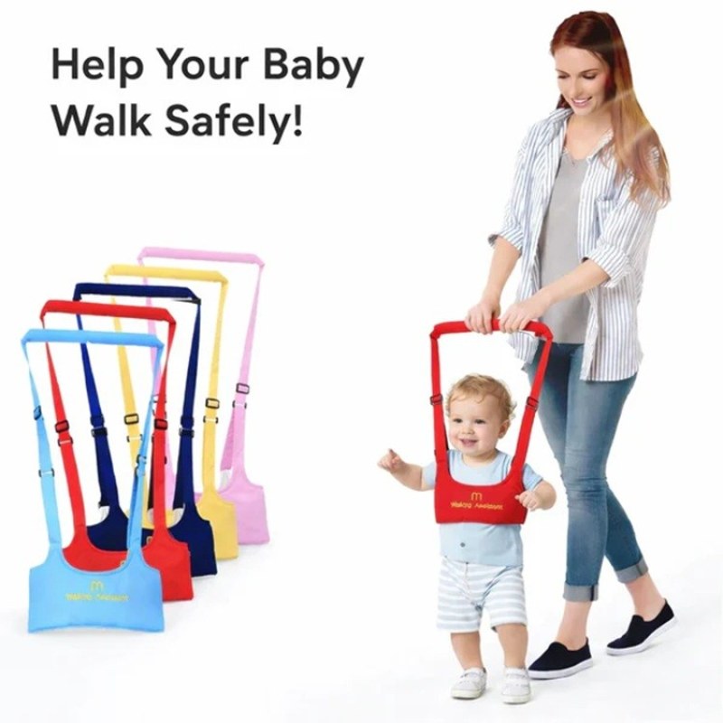  Baby Walker, Baby Harness Assistant Toddler Leash for Kids Learning Walking Baby Belt-000819