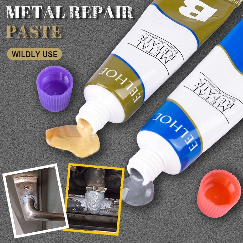 Waterproof Heat Resistance Cold Weld Metal Repair Paste A&B Adhesive Gel-000031