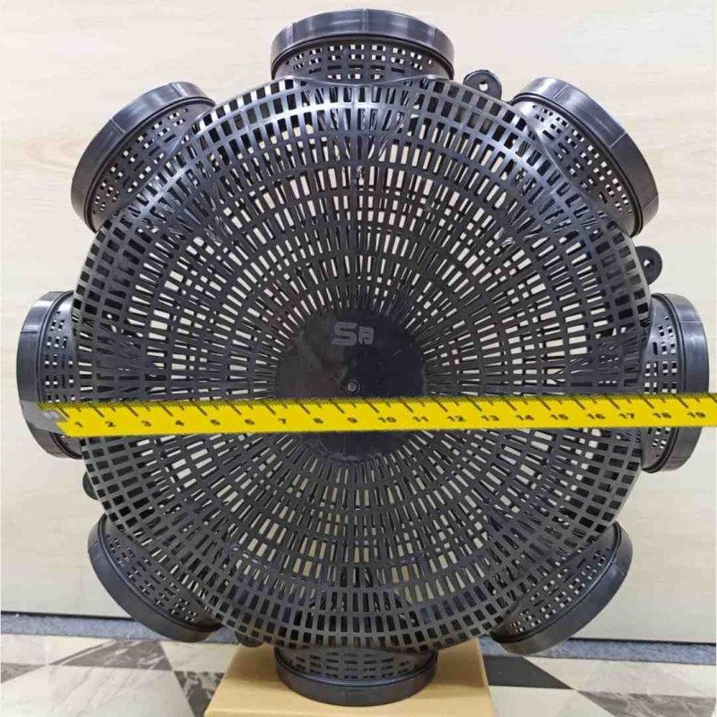 8 Hole Premium Quality 19.5 Outdoor Fishing Trap ( ৮ মুখের ১৯.৫ ইঞ্চি বড়ো সাইজের মাছ ধরার চ্যাঁই)-000149