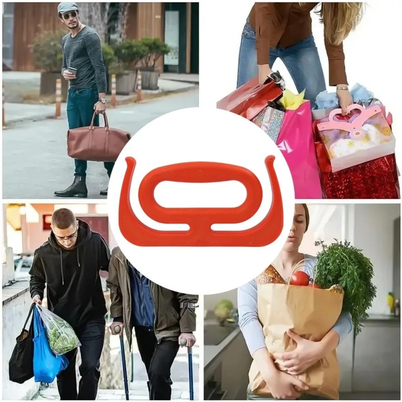2PCS Portable Bag Grip Grocery Bag Carrier Handle-000279