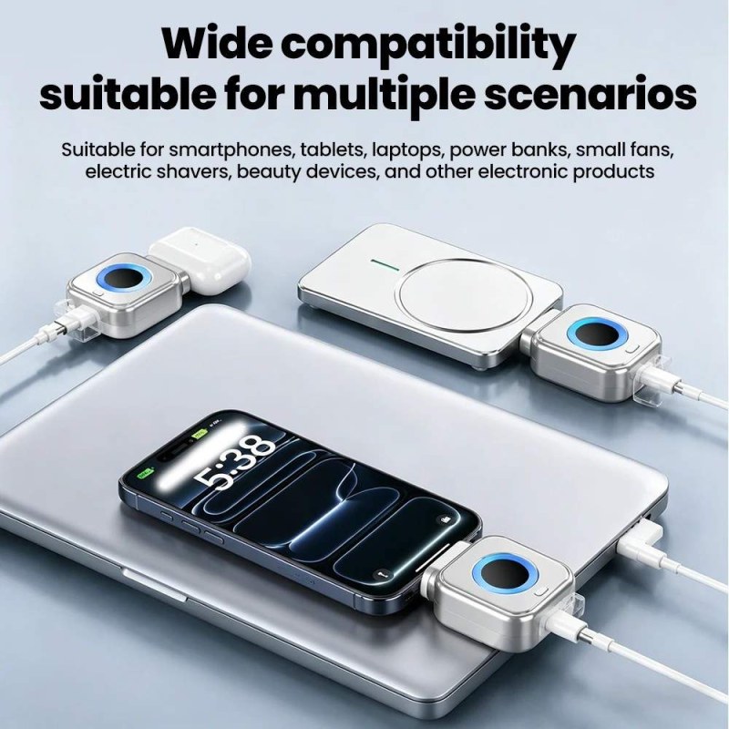 140W Type-C Auto Power-Off Fast Charging Adapter with Smart Battery Protection_000919