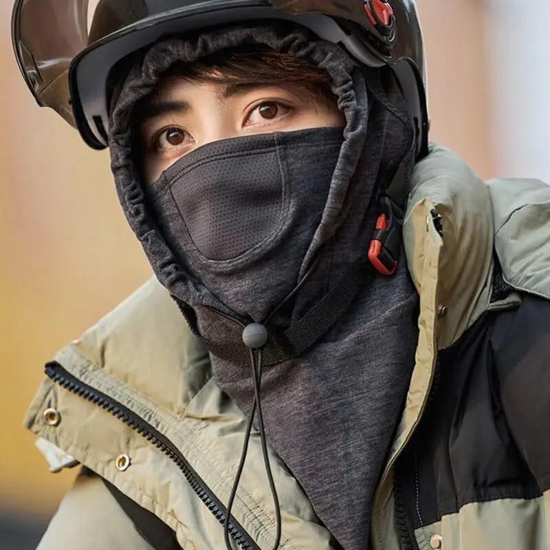 Cycling Hoodie Mask – Warm & Windproof Headgear for Women & Men-000185