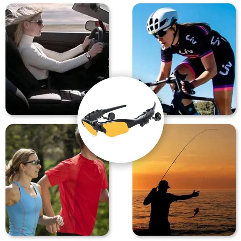 Bluetooth Glasses 2 In 1 Polarized Sunglasses Earphone