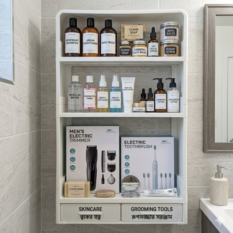 Big Size Multifunctional Storage Rack – Kitchen & Bathroom Organizer-000193