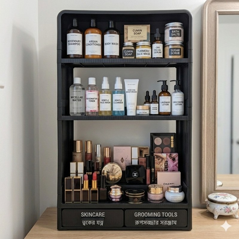 Big Size Multifunctional Storage Rack – Kitchen & Bathroom Organizer-000193