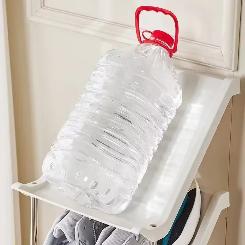  5 Layer Vertical Shoe Rack Space Saving Cabinet With Strong Load Bearing Stainless Steel Stand_000368