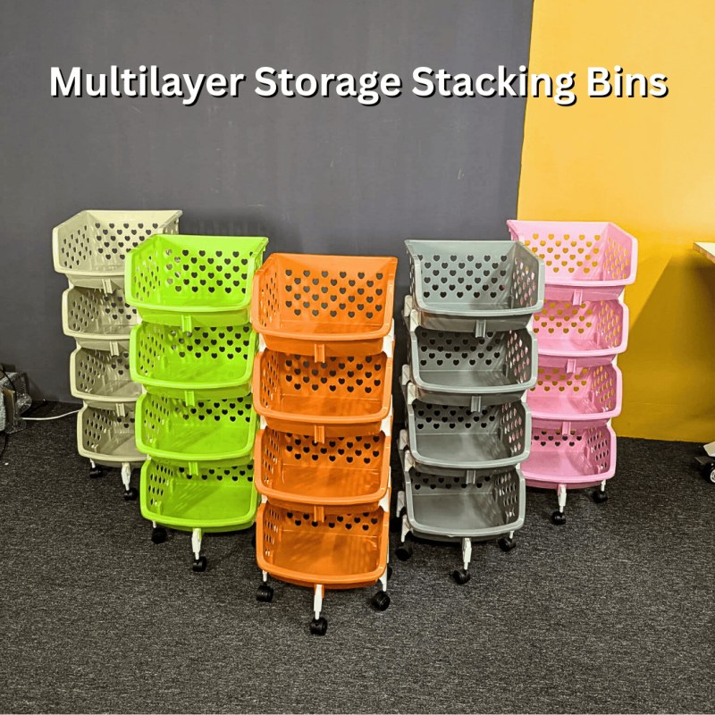 SB Multifunctional Storage Basket – 4 Layer High Capacity Rack_000376