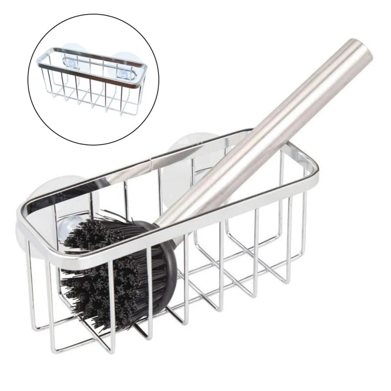 Stainless Steel Sink Sponges Kitchen Storage Organizer -000757