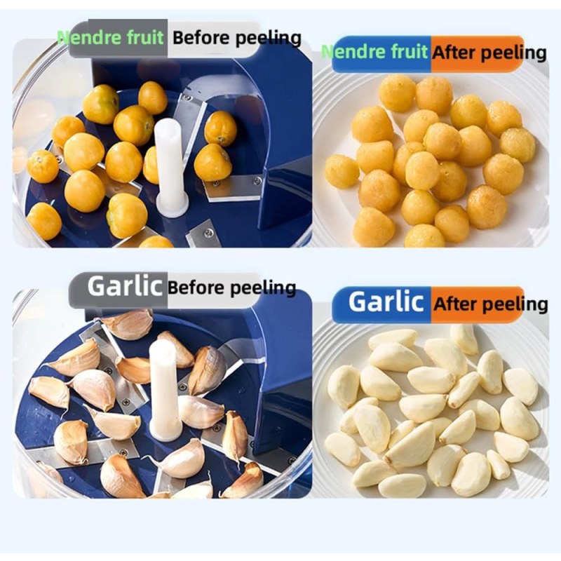  Automatic Vegetable Peeling Machine, Rechargeable Electric Fruit and Vegetable Peeler - 000774