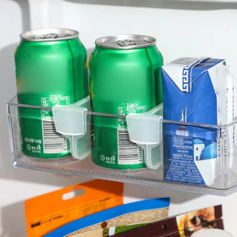 12pcs Adjustable Fridge Dividers Multi-functional Refrigerator Side Door Separator -000752