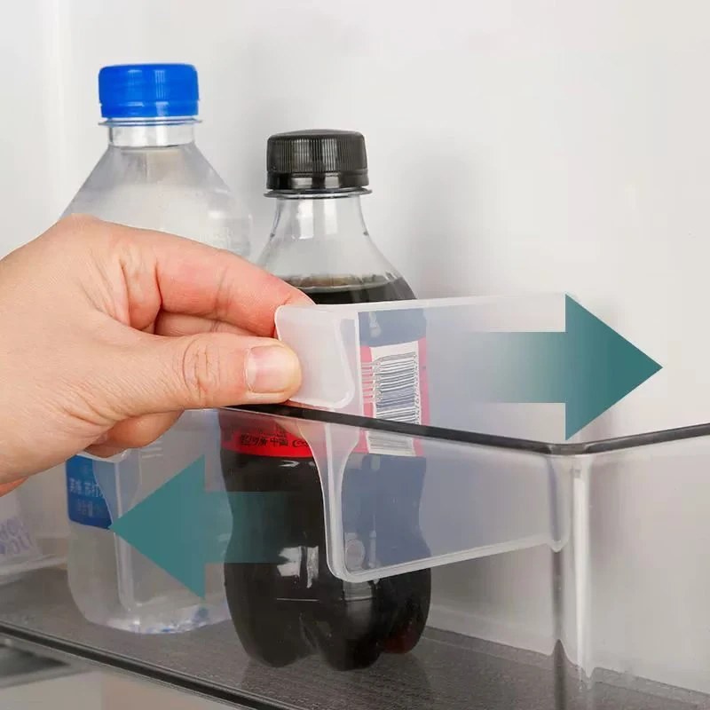 12pcs Adjustable Fridge Dividers Multi-functional Refrigerator Side Door Separator -000752