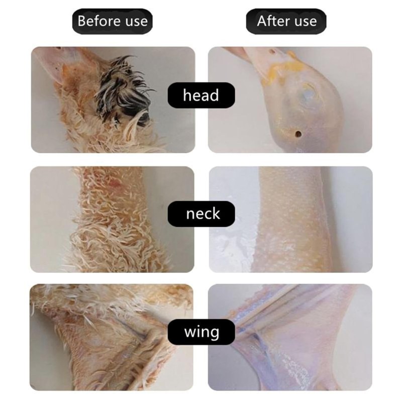  Electric Quick Poultry Pluckier Machine Portable Chicken Feather Remover Hair Remove Tool-000815