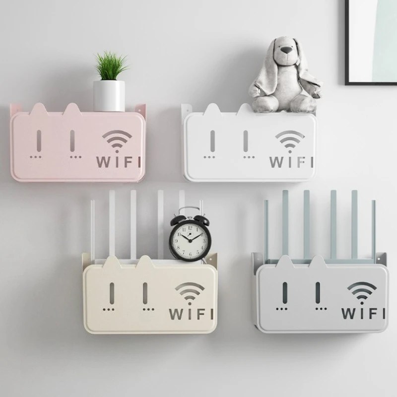  Smart Self Adhesive WiFi Router & Anu Cover Box – No Drill, Dustproof, 5 Years Warranty -000758
