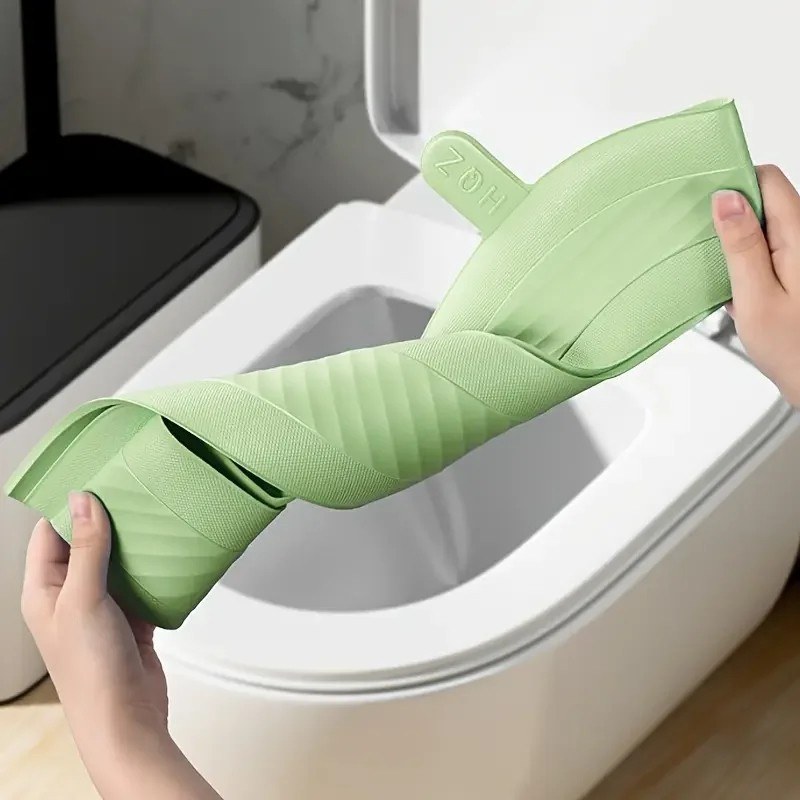 2pcs Waterproof Luxary Toilet Seat Cover – Soft, Washable & Warm Winter Toilet Cushion Combo-000929