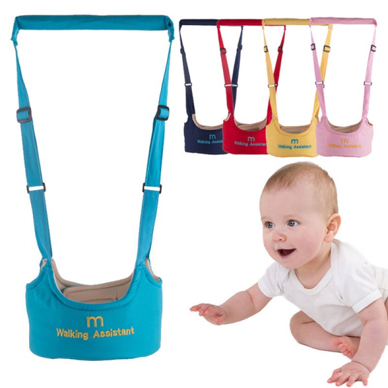  Baby Walker, Baby Harness Assistant Toddler Leash for Kids Learning Walking Baby Belt-000819