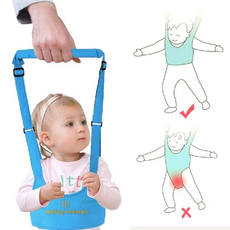  Baby Walker, Baby Harness Assistant Toddler Leash for Kids Learning Walking Baby Belt-000819
